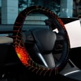 thumbnail image 6 of Halloween Spider Web 14.5 Inch Printing PVC Leather Car Wheel Covers Steering Wheel Cover Auto Accessories, 6 of 6