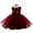 Red, variant on XBASW Baby Flower Princess Dresses Newborn Girls Lace Tulle Dress Wedding Pageant Party Gown Dresses for 9M-3Y