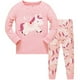 thumbnail image 3 of Pijamas de animales Grils para bebés, ropa de dormir de manga corta, 100% algodón, para niños de 3 a 8 años, 3 of 4