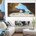 thumbnail image 1 of Portugal Coast with Amazing Caves - Oversized Landscape Canvas Art, 1 of 3