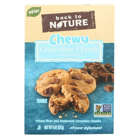 Back To Nature Cookies - Chewy Chocolate Chunk - Case Of 6 - 8 Oz ...
