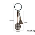 thumbnail image 3 of Porte-clés en Alliage avec Design Charmant de Raquette de Badminton pour Style Personnalisé, 3 of 4