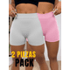 thumbnail image 5 of Set 2 Boxer Short Mujer Ropa Interior Sin Costuras Calzones UNITALLA, 5 of 9