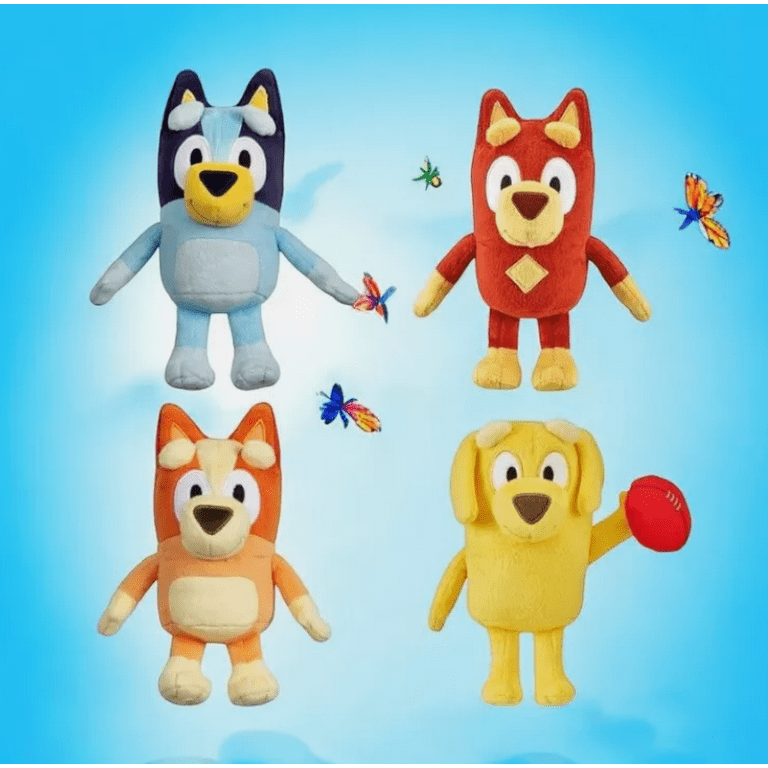 Bluey and Friends Plush 4 piece box set - Walmart.com