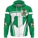 thumbnail image 2 of Sudadera con capucha y mapa de la bandera de Nigeria, sudadera con capucha con cremallera y emblema nacional de la NGA para hombres, ropa informal para hombres, deportes diarios, suéteres para niños, 2 of 5