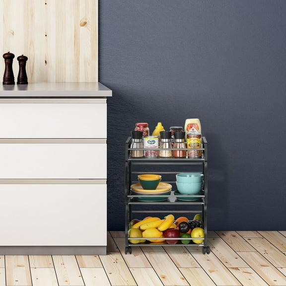 2-Tier Stainless Steel Fruit and Vegetable Basket