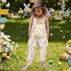 thumbnail image 4 of Mono para niñas pequeñas, mono con estampado de Pascua, mono con tirantes, conjuntos de verano, ropa para niñas, 4 of 7