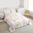 thumbnail image 3 of Castle Fairy Kawaii Wildlife Elephant Lion 3-Piece Full Size Comforter Sets for Children Preppy Teens,Animal Giraffe Bedding Comforter Set,Cartoon Wildlife Lightweight Bedding Sets, 3 of 8