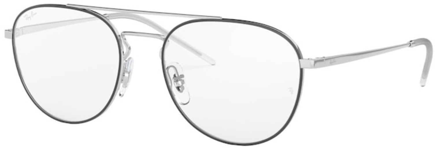 Eyeglasses Ray-Ban Optical RX 6414 2983 Black On Silver - Walmart.com
