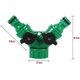 thumbnail image 2 of 2 Way Hose Splitter, Hose Connector Drip Irrigation Garden Hose With Y-valve Tap Adapter Handle, 2 of 4