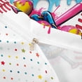 thumbnail image 4 of Erosebridal Kids Baseball Sport Queen Duvet Cover Set, Colorful Ice Cream Drip Bedding, Colorful Polka Dots Reversible, 1 Duvet Cover and 2 Pillowcases (No Comforter), 4 of 5