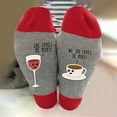 thumbnail image 3 of CYSFASHION Christmas Stockings for Women Ornaments Knitted 9 Inch Cozy Decorations Personalised Plush Cuff Santa Compression Socks Red, 3 of 3