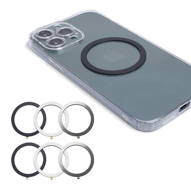 Cargador Inalámbrico Magnético Universal Wannap Negro, Blanco y Plateado para iPhone y Samsung