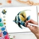 thumbnail image 5 of Set de acuarela infantil Oceans Life | Temática del mundo submarino | Pigmentos integrados | Kit de arte seguro y educativo para niños, 5 of 6