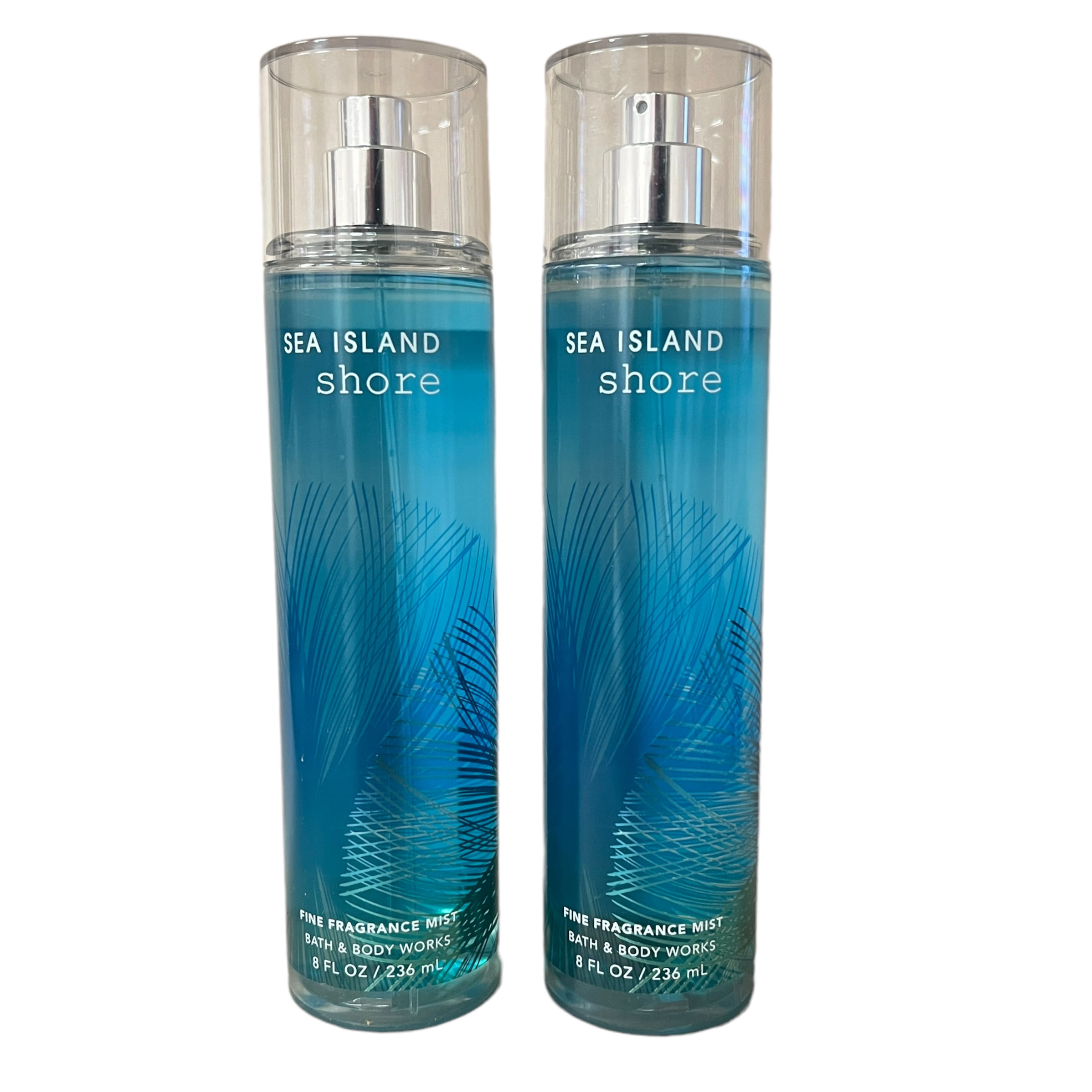 Bath and Body Works Sea Island Shore Fine Fragrance Mist 8 fl oz Set of
