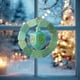 thumbnail image 4 of xihome Pack de 2 colgantes navideños acrlicos irrompibles para el retrovisor del coche, adornos para el rbol de Navidad del hogar, diseños de copos de nieve y renos, 4 of 6