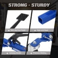 thumbnail image 4 of Metal Removable Iron Casing Car Wheel Jack 2 Piece Set, Mechanical 1500 Pound Car Slide Plate,12 Inch Wheel Vehicle Alignment Jack, Heavy Duty Roller With Ratchet Foot Pedal For Tire Car Repair Mobile, 4 of 7