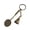 Golden, variant on SPRING PARK 1/12Pcs Key Ring Racket Badminton Three-dimensional Pendant Decorations Zinc Alloy Key Rings Ornaments Home Storage
