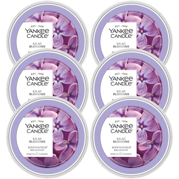 Yankee Candle Lilac Blossoms Scenterpiece Easy MeltCup (Pack of 6)