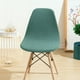 thumbnail image 4 of Funda de asiento para silla sin brazos, funda para silla de cocina de hotel, antipolvo Verde, 4 of 9