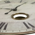 thumbnail image 2 of Uttermost 06033 Harrison Gray 30" Round Vintage Wall Clock - Brass, 2 of 4