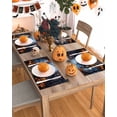thumbnail image 5 of Halloween Placemats Set of 4 Castle Pumpkin Place Mats Fall Placemat Cartoon Pumpkin Full Moon Table Mats for Dining Kitchen Table Holiday Dinner Party Home Decorations 13x19 Inch, 5 of 8