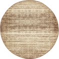 thumbnail image 1 of Unique Loom Autumn Area Rug 8' x 8' Round Beige/Dark Brown, 1 of 10