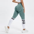 thumbnail image 2 of WAYUTE Yoga Pants Women Tummy Control Seamless Push up Athletic Trendy Tights Stretchy Fit for Ladies Daily Wear XL, 2 of 4