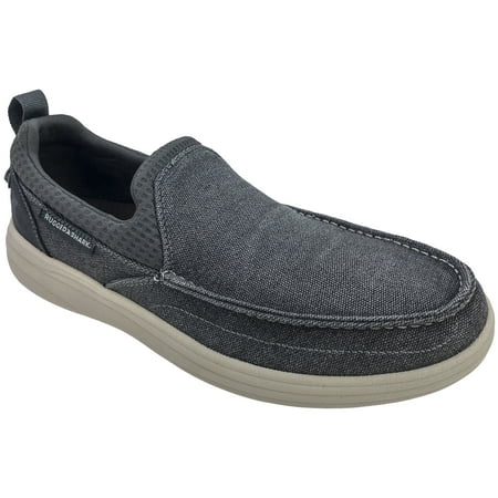

Rugged Shark Men s Comfort Casual Shoe SAN-ROC Comfort-Feel Sock-Fit Slip-on Men s Size 8 Black
