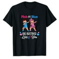 thumbnail image 1 of AALJY T-Shirt de Fête Rose Ou Bleu Big Brothers Loves You Baby Gender Reveal, 1 of 5
