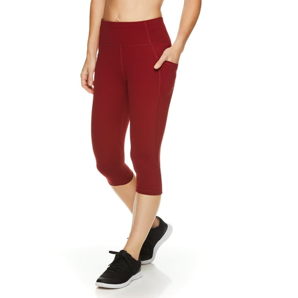 Avia Women's Active Performance Capri Leggings With Pockets