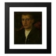 thumbnail image 2 of Fritz Boehle 15x17 Black Modern Framed Museum Art Print Titled - Self-Portrait, 2 of 5