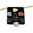 thumbnail image 3 of Retirement Crystal Stone Set - Amethyst Green Aventurine Sunstone Serpentine Moss Agate Peach Moonstone, 3 of 5