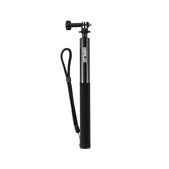 130cm / 52-Inch Extendable Aluminum Selfie Stick for GoPro Hero 13 & 12, Insta360 X5, DJI Pocket 3, Lightweight Telescopic Extension Pole with 1/4" Screw for Vlogging, Travel & Action Cameras