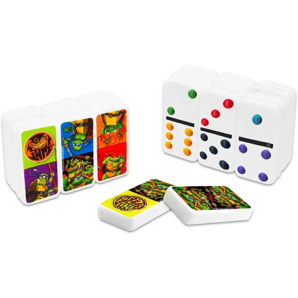 Nickelodeon Teenage Mutant Ninja Turtles Dominoes Game For Kids 3+