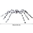 thumbnail image 3 of Hvmvliv Halloween Giant Fake Spider Giant Halloween Hairy Spider Realistic Scary White Spider Props Decoration For Indoor and Outdoor Decoration (90cm), 3 of 7