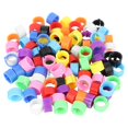 thumbnail image 2 of 150pcs 8mm Pigeon Identification Rings with Opening Design for Pigeon Footwear, 2 of 3