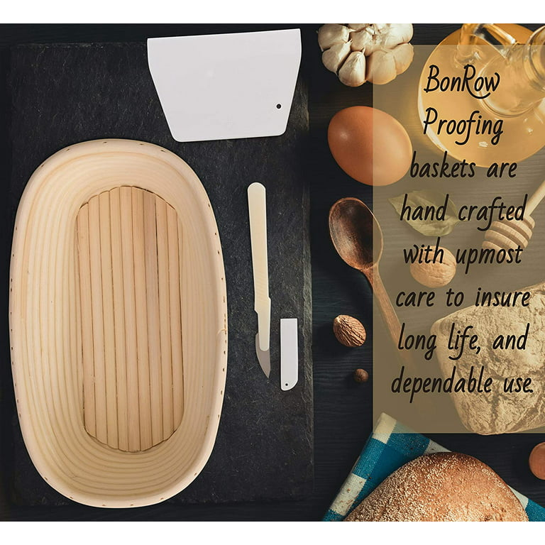 Oval Proofing Basket (10 in.) // Central Milling // Baking Tools