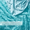 thumbnail image 2 of Softlife Extra Soft Faux Fur Throw Blanket with Sherpa Warm Underside, 50"x60" , Blue, 2 of 7