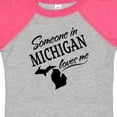 thumbnail image 4 of Inktastic Someone in Michigan Loves Me Boys or Girls Baby Bodysuit, 4 of 5