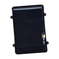 thumbnail image 4 of jifeng Wall Hanging Mailbox Hollow Backplate Drop Box for Envelopes Newspapers Home black, 4 of 9