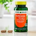 thumbnail image 5 of Spring Valley Non GMO Echinacea Dietary Supplement Vegetarian Capsules for Immune Health, 760 mg, 100 Count, 5 of 11