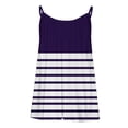 thumbnail image 4 of Puntoco Camisas ajustadas para mujer, blusas casuales sin mangas con cuello redondo y estampado a la moda para mujer, 4 of 5