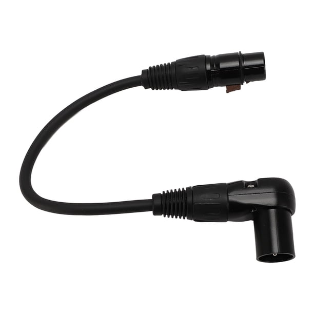 Cable De Extensión De Micrófono De 30 Grados XLR XLR 3 PIN Con ángulo Ajustable Para Controladores De Mezcladores De Estudio