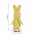 thumbnail image 3 of Taotanxi Easter Decorations - 1 Pack Pastel Flocked Bunny Kit - Spring Table Centerpieces Indoor Decor - Bunnies Decoration Set for Home & Party, 3 of 6
