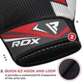 thumbnail image 2 of RDX Weight Lifting Full Finger Gym Gloves for Fitness Workout, Breathable, Gel Padded Touch Screen Glove with Anti Slip Grip for Bodybuilding Powerlifting Cycling Strength Training, 2 of 8