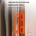 thumbnail image 2 of Door Hinge Jig Installation Kit, Adjustable Door Frame Hinge Template Router Jig with Milling Cutter, Door Hinge Jig, Invisible Hinge Router Guide Template, Fit Hinge Sizes from 2-1/2 to 6 inches, 2 of 8