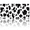 Black and White Abstract Brushstroke Pattern, variant on 1 Pcs License Plate Covers & Frames, Flaming Skull with Intense Glare For Decorative Front, Aluminum License Plate Covers & Frames Cover For Men Women, 12" X 6"