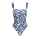 thumbnail image 3 of MKLEKYY Trajes De Baño Mujer Completo Women 1 Piece Swimwear+1 Piece Cover Up Two Piece Vintage Print Swimsuit Monokini Bikini 2 Piece Swimsuits Two Piece Tankini Set 2145, 3 of 3