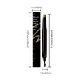 thumbnail image 2 of 2 in 1 Eyebrow Pencil, Dual Ended with Spoolie, Light Brown Shade, Waterproof & Long Wear, Natural Hair Strokes, Easy Blend, A, 2 of 6